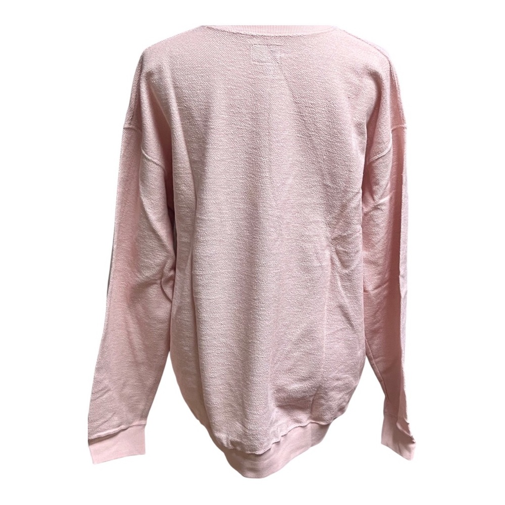 NWOT! 2 for 1 ! INFRATHIN Oversized Sweatshirts Pink and Blue w/Avocado 🥑 Logo - Picture 2 of 8